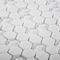 Apollo Tile Sample of White Recycled Glass Hex  11.8"x12" Glass Mosaic Tile APLVRE9901EC58 Sample - alternate 2